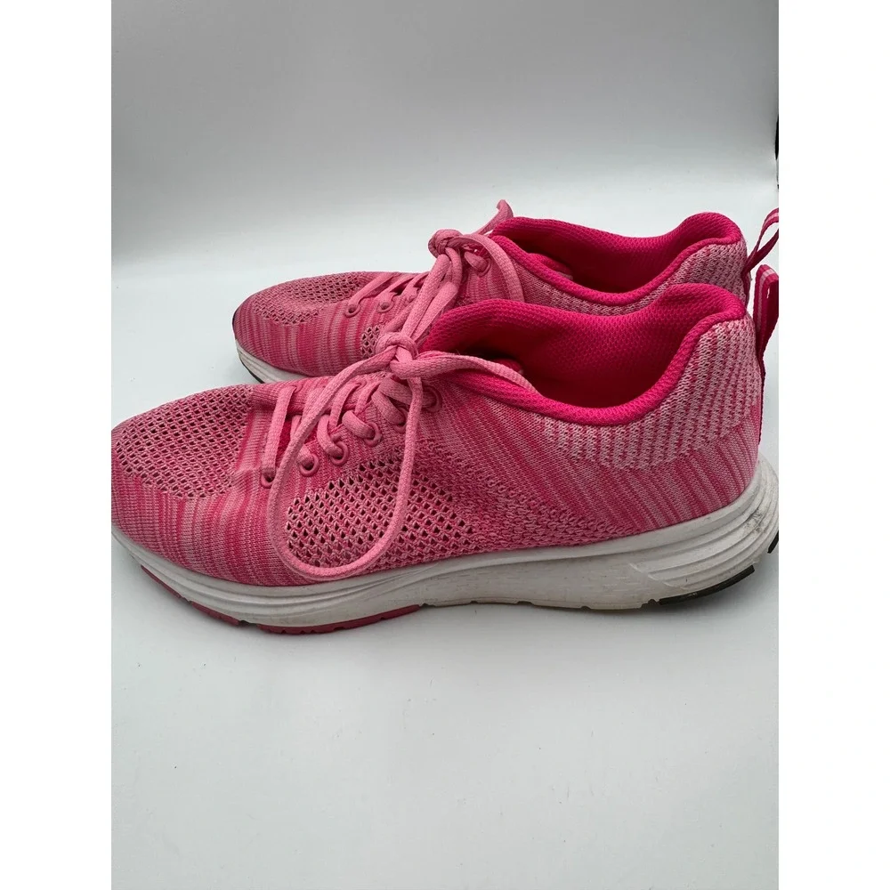 LA Gear Ultra Foam‎ Pink Knit Mesh Lightweight Running Walking Shoes Womens